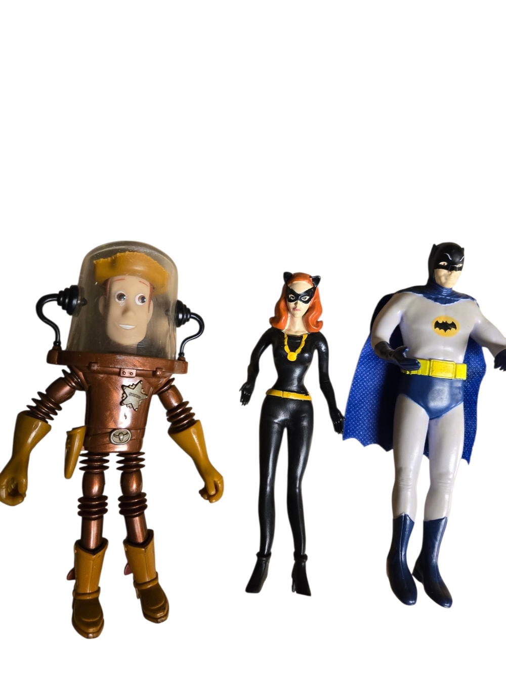 vintage bendable Batman with Catwoman Classic TV Series and  Story Water Patrol